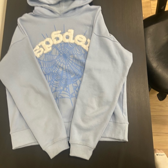 Blue Spider Graphic Sweatshirt - Picture 4 of 4